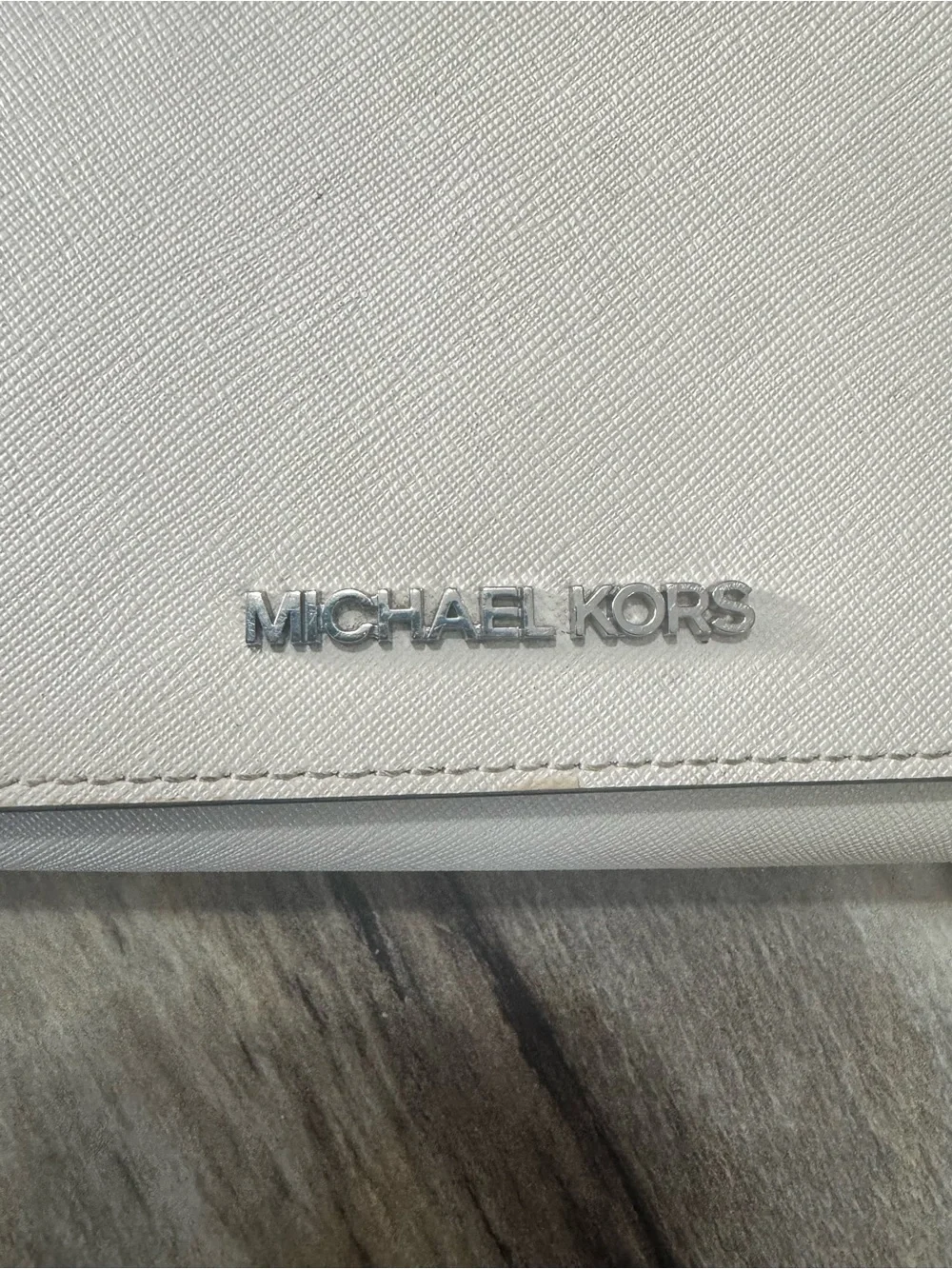 Michael Kors white small crossbag